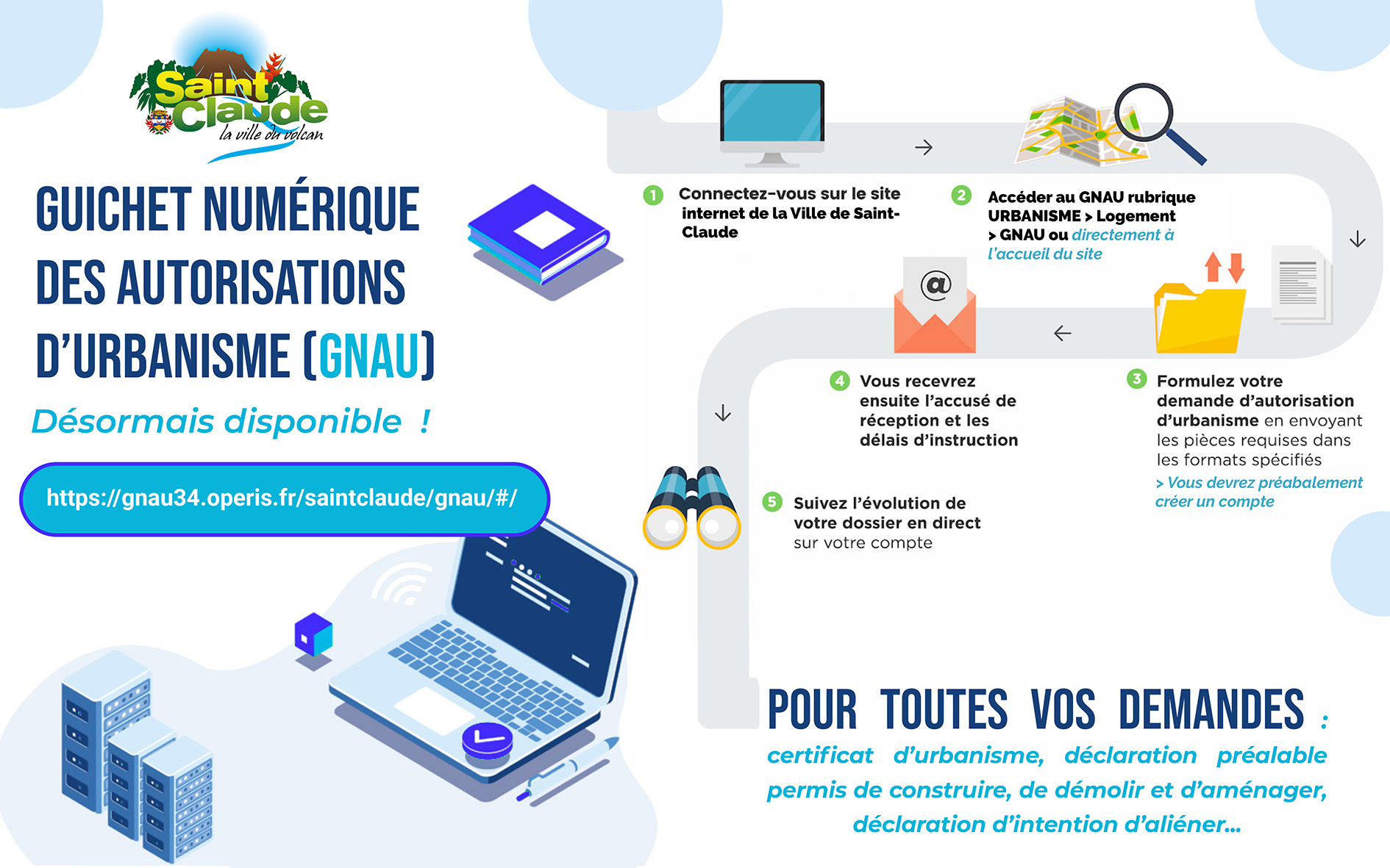 LE GUICHET NUMERIQUE DES AUTORISATIONS D'URBANISME 
