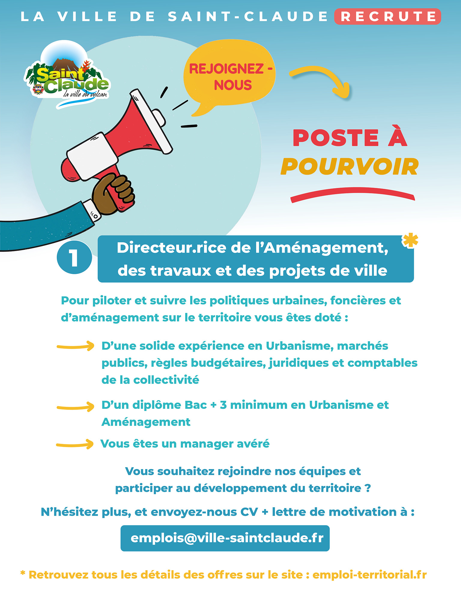 LA VILLE RECRUTE !