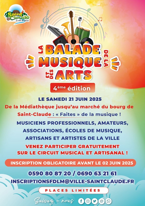 FÊTE DE LA MUSIQUE 2025 - FICHES D'INSCRIPTIONS